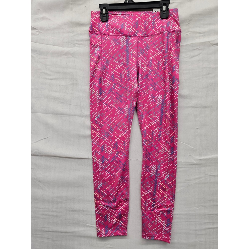 Member's Mark Girls Active Leggings Pink Polyester Blend Athletic Size Large